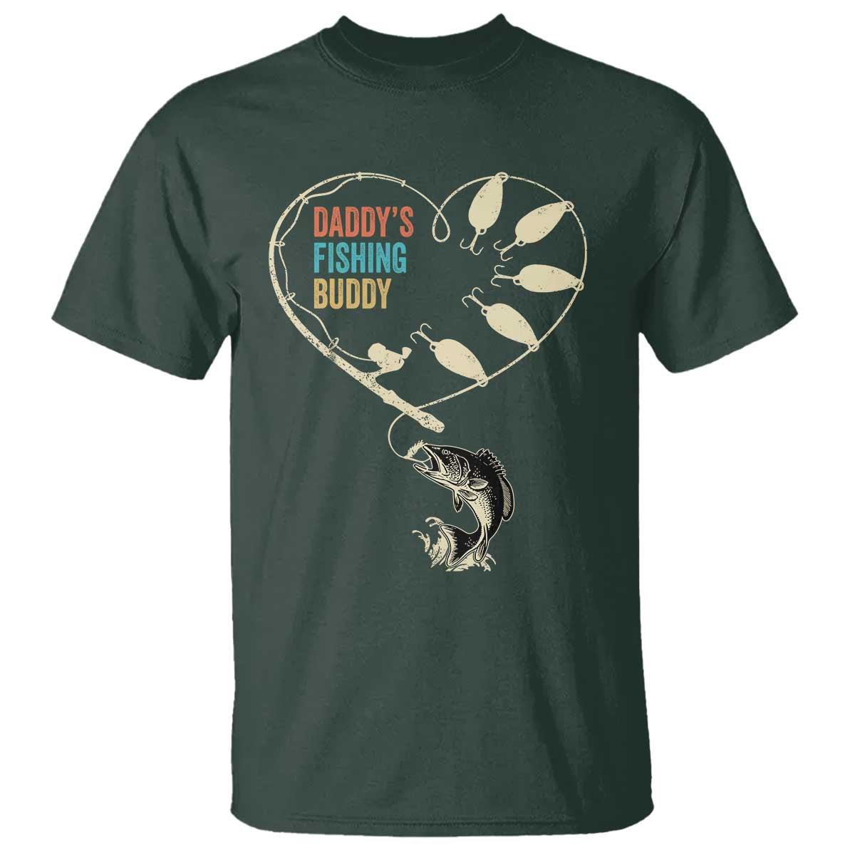 funny-daddys-fishing-buddy-t-shirt-fisherman-dad-son-daughter