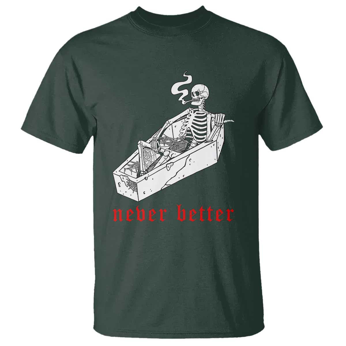 funny-skeleton-t-shirt-never-better-skull-coffin-smoke