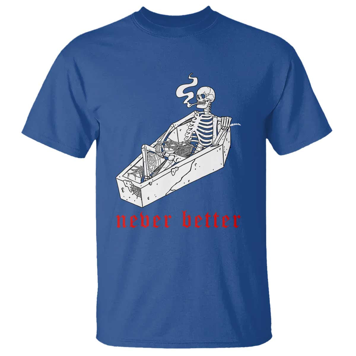 funny-skeleton-t-shirt-never-better-skull-coffin-smoke