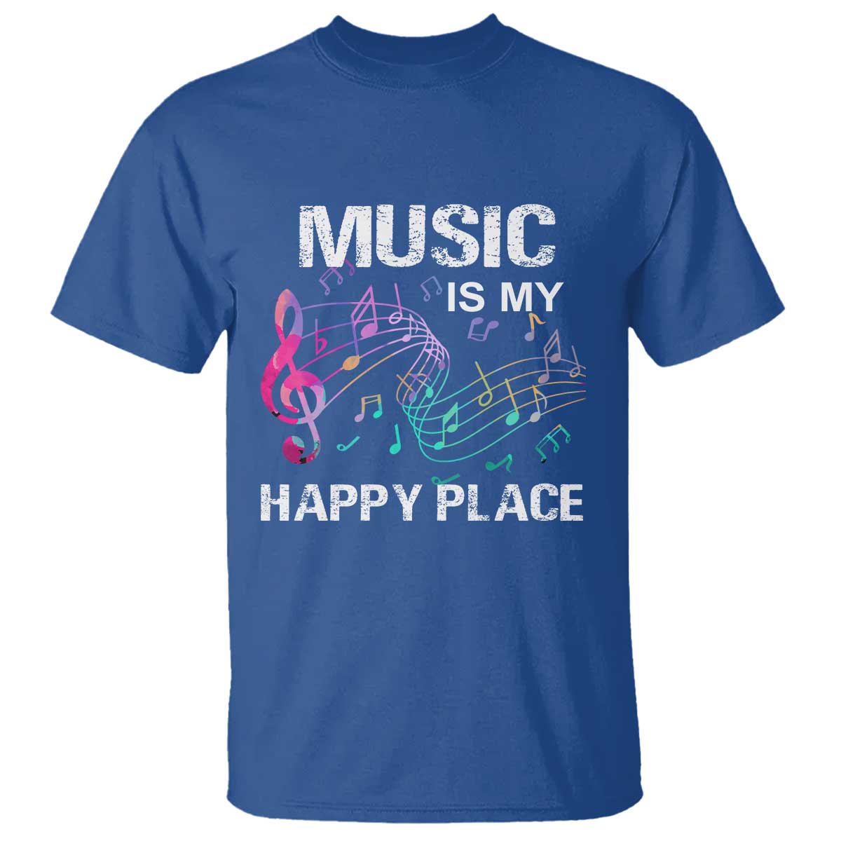music-is-my-happy-place-t-shirt-music-sheet-note-novelty-inspiring