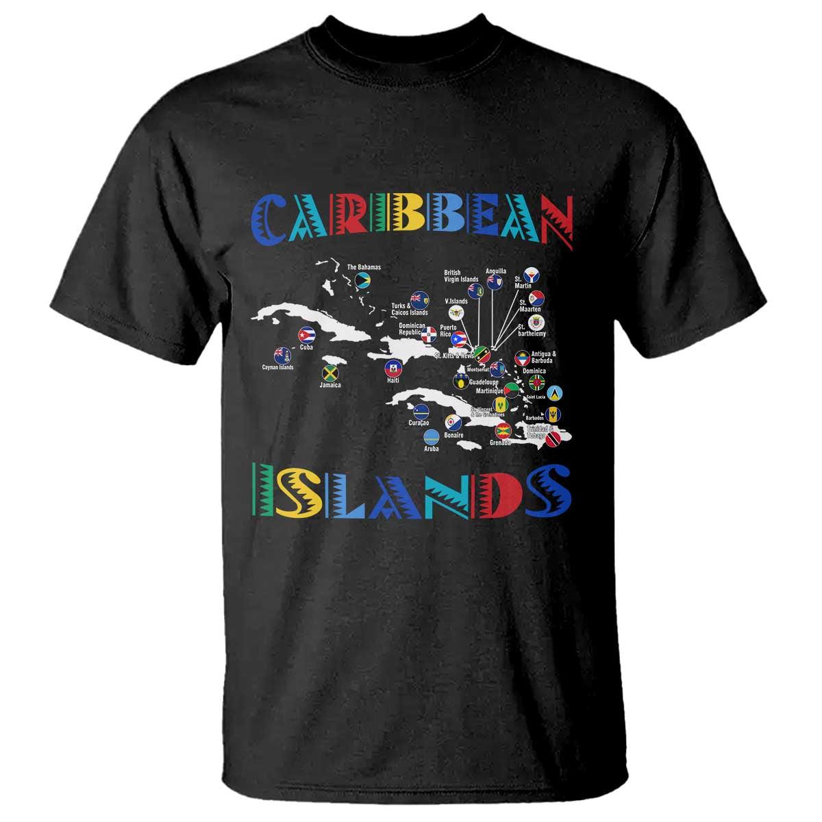 caribbean-islands-t-shirt-caribbean-sea-tour-map-flag