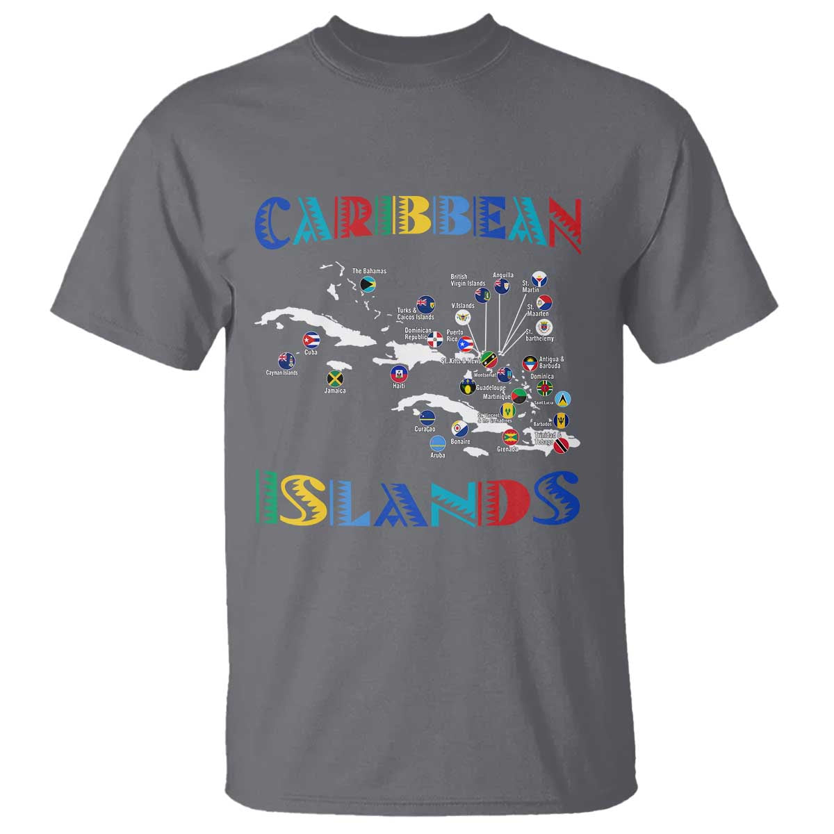 caribbean-islands-t-shirt-caribbean-sea-tour-map-flag