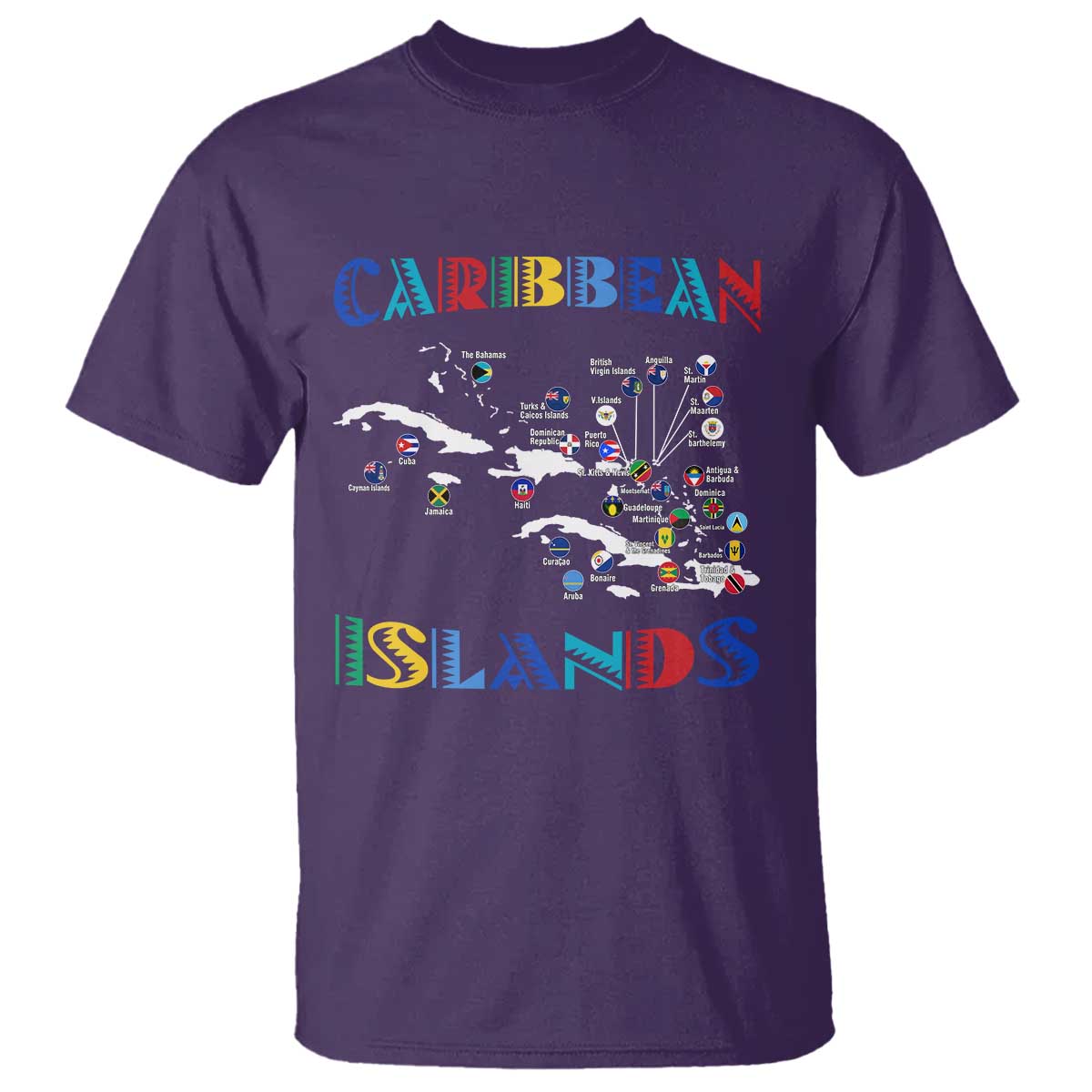 caribbean-islands-t-shirt-caribbean-sea-tour-map-flag