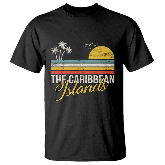 the-caribbean-islands-t-shirt-retro-vacation-beach-caribbean-sea-tour