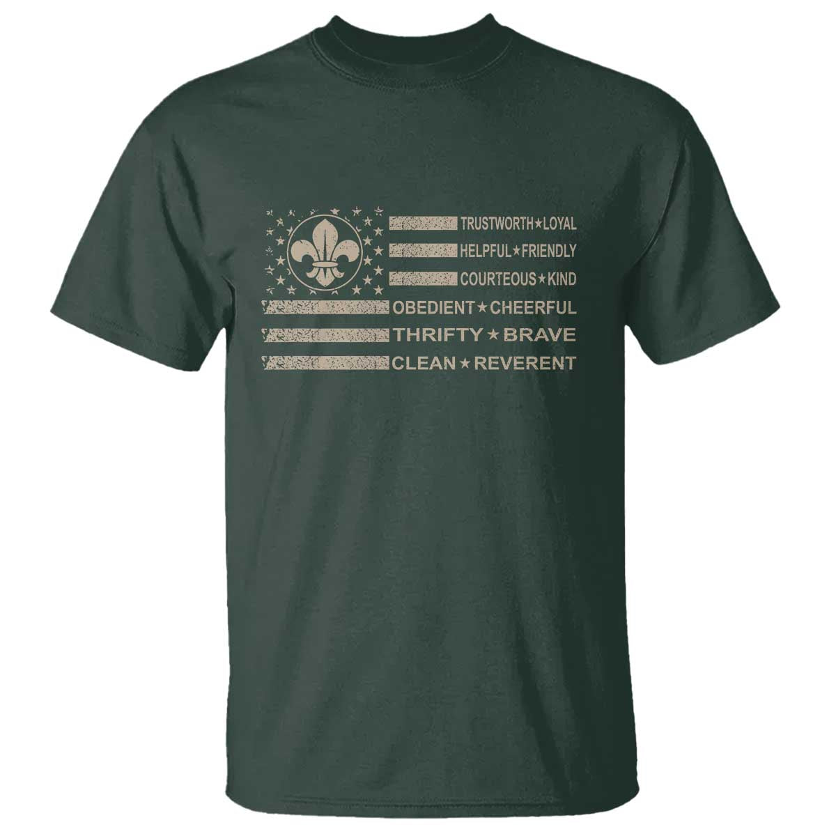 funny-scout-leader-camping-usa-american-flag-t-shirt