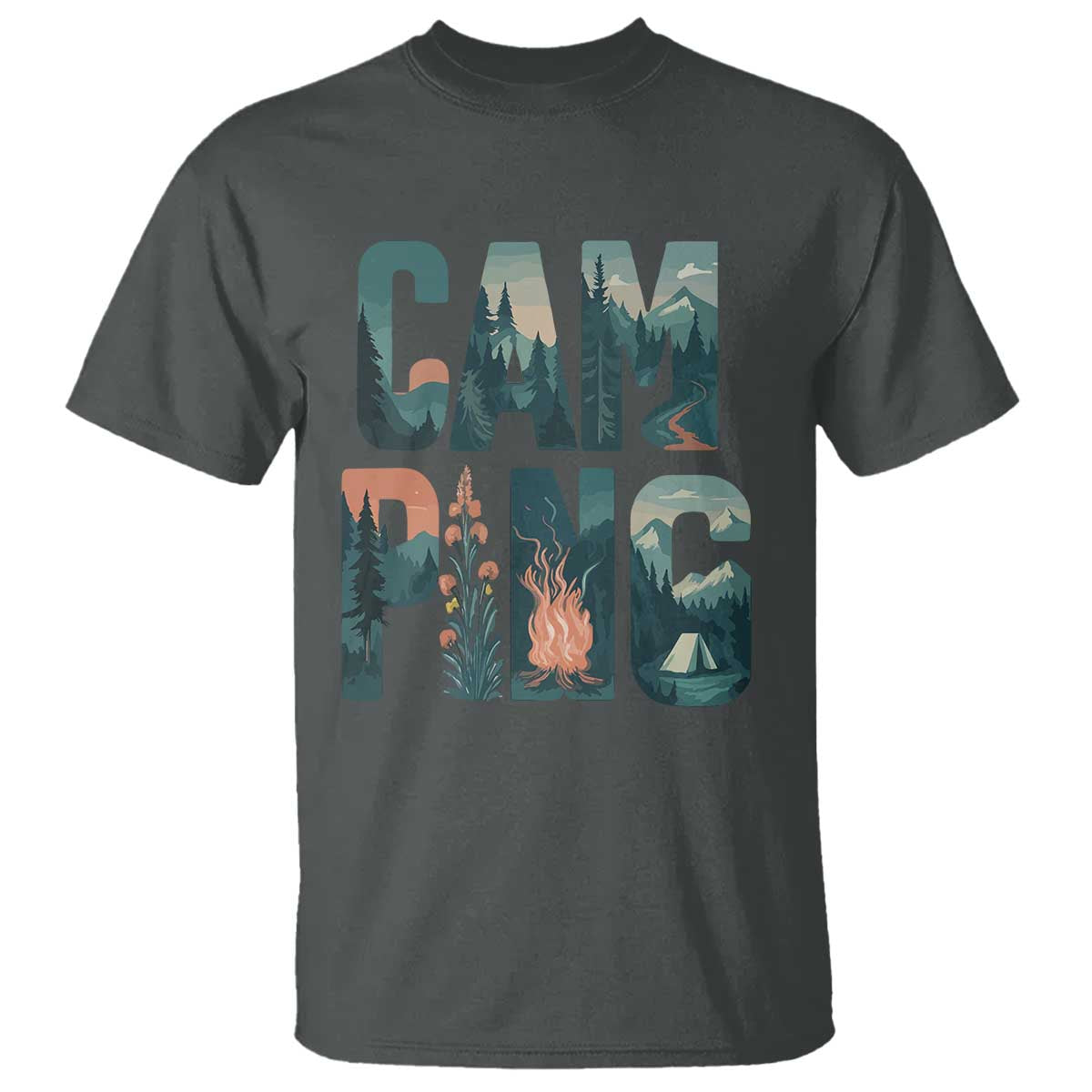 camping-nature-adventure-campfire-tent-mountains-t-shirt