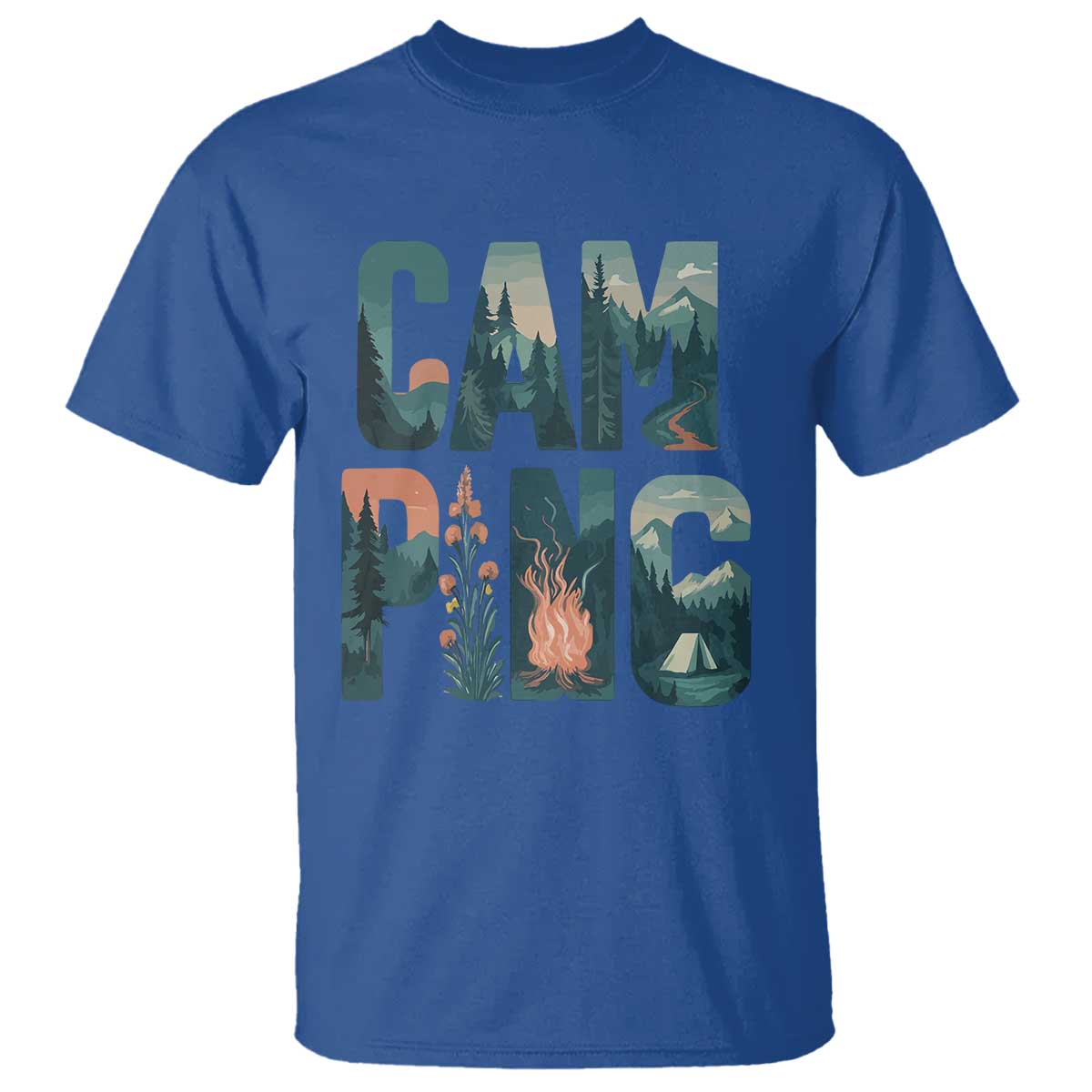 camping-nature-adventure-campfire-tent-mountains-t-shirt