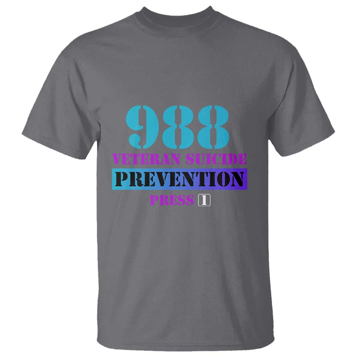 Suicide Prevention Support T Shirt 988 Veteran Suicide Prevention Press 1