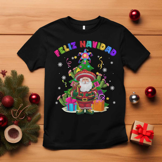 funny-christmas-in-mexico-t-shirt-feliz-navidad-sombrero-santa-xmas-tree