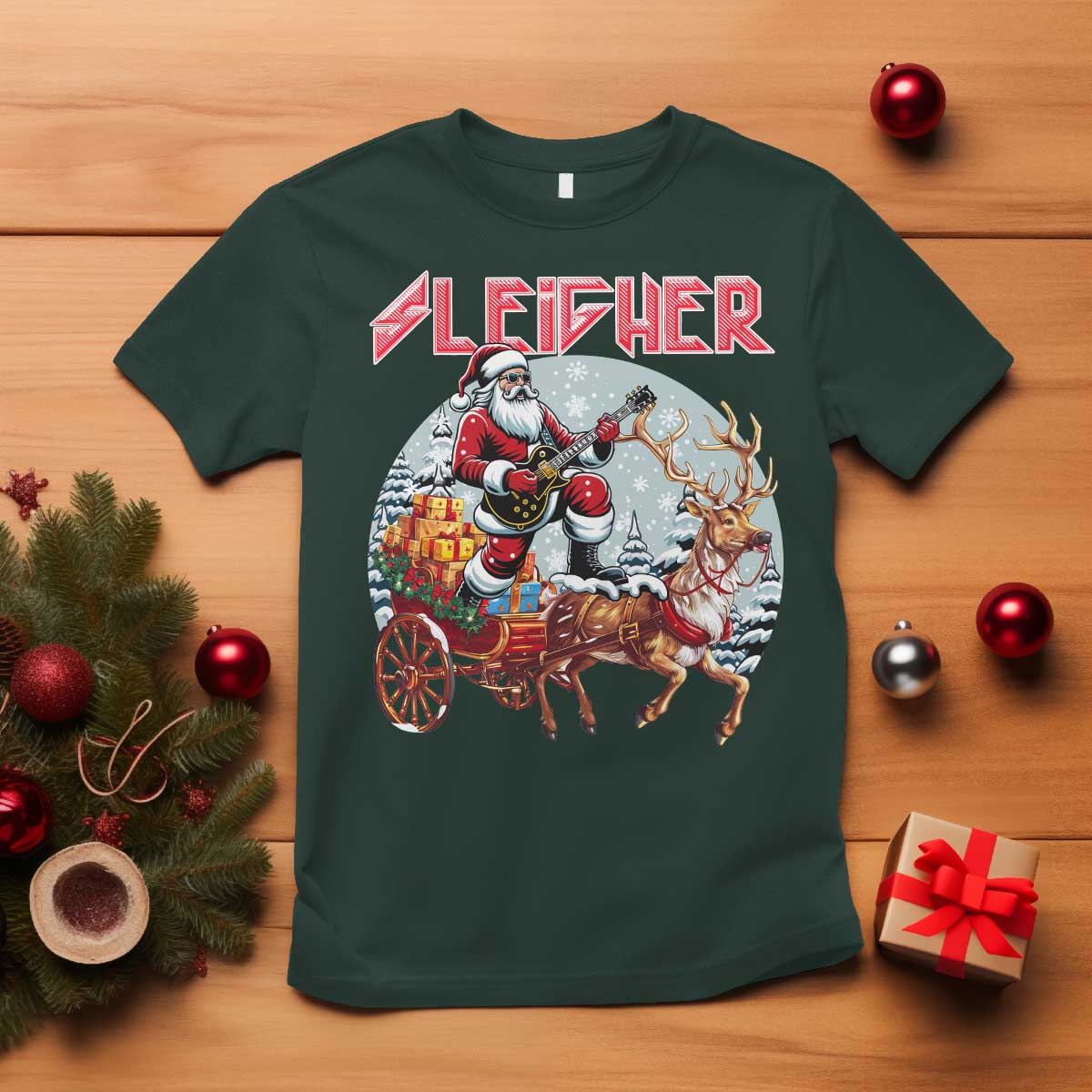 funny-santa-heavy-metal-christmas-t-shirt-sleigher-xmas-rock-roll