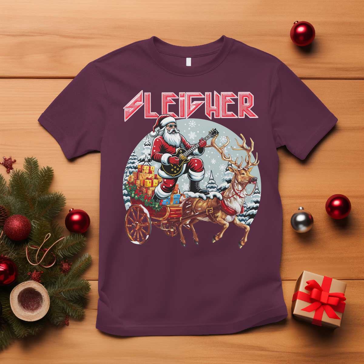funny-santa-heavy-metal-christmas-t-shirt-sleigher-xmas-rock-roll