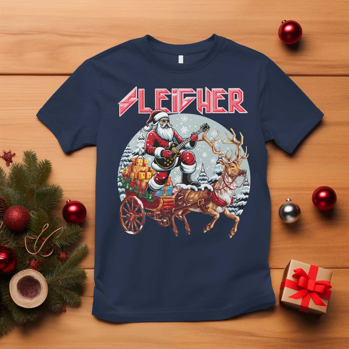 funny-santa-heavy-metal-christmas-t-shirt-sleigher-xmas-rock-roll