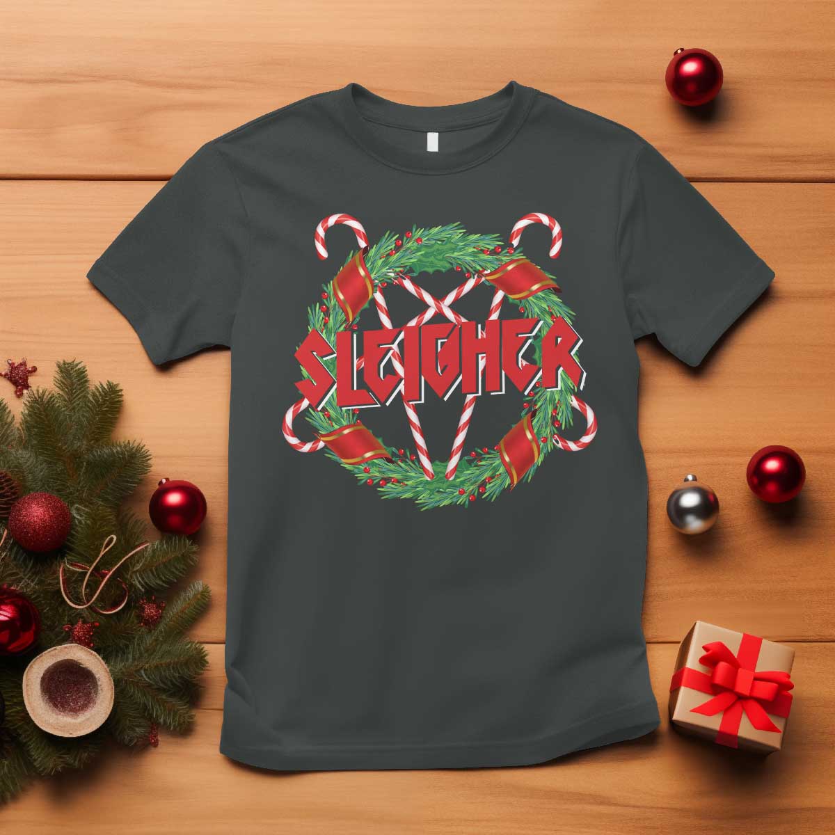 funny-christmas-heavy-metal-t-shirt-sleigher-xmas-pentagram-candy-cane