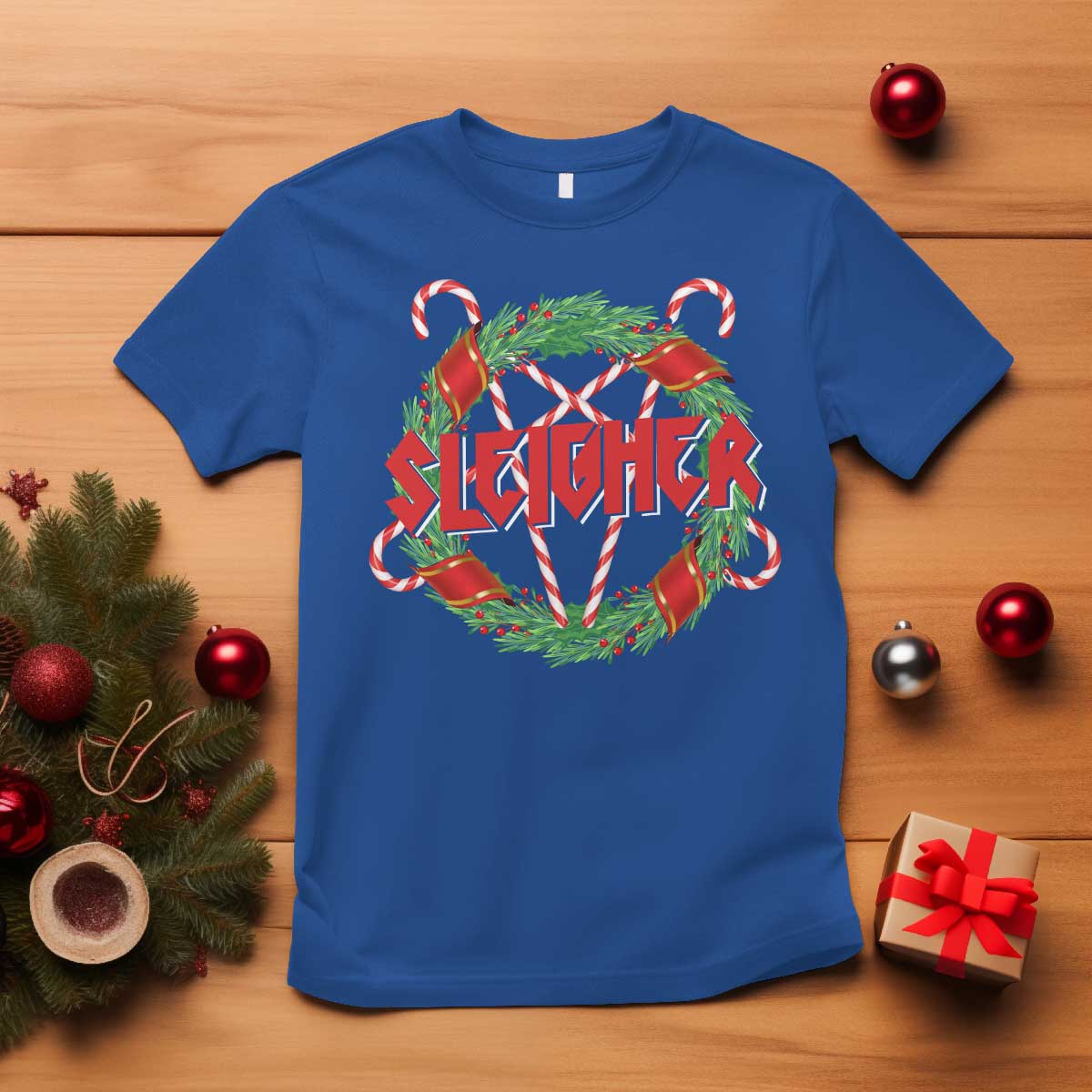 funny-christmas-heavy-metal-t-shirt-sleigher-xmas-pentagram-candy-cane