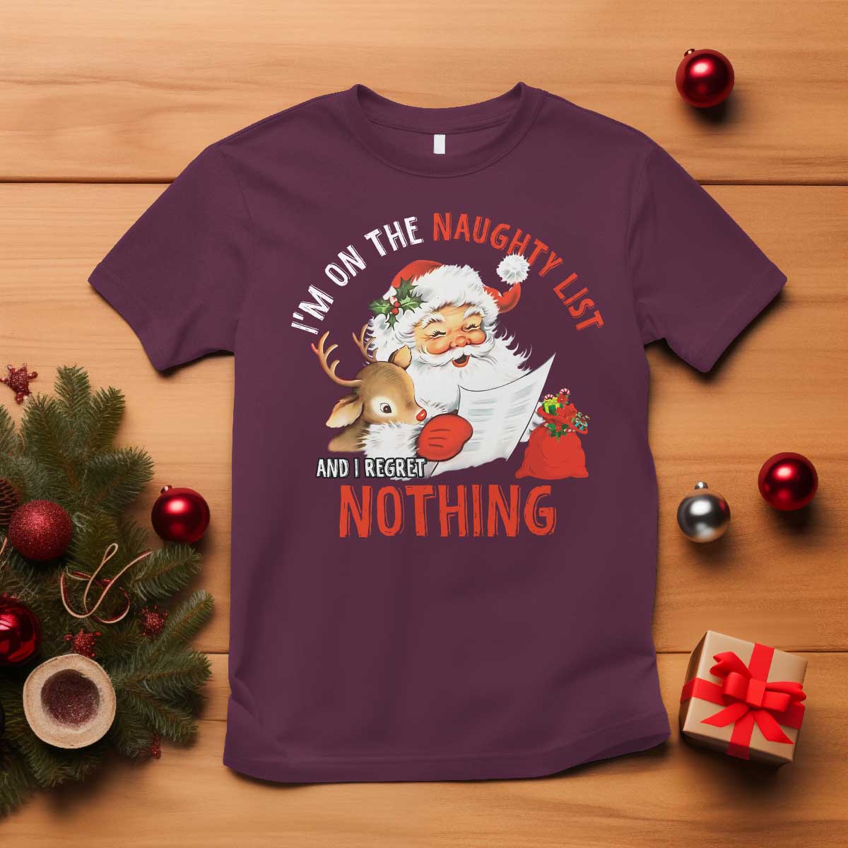 funny-christmas-santa-t-shirt-im-on-the-naughty-list-and-i-regret-nothing