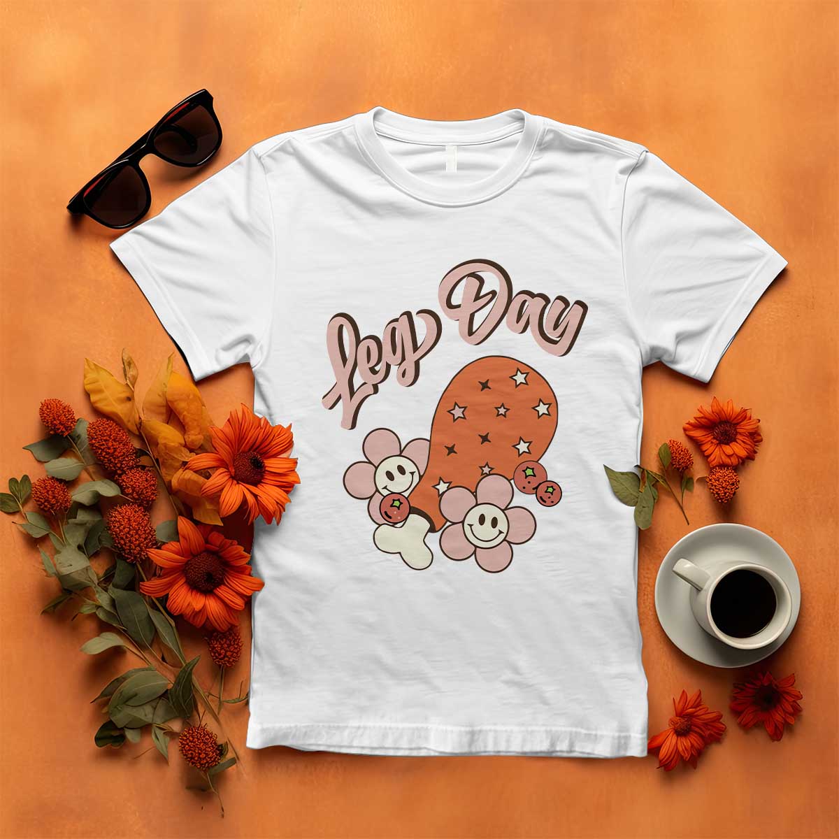funny-retro-thanksgiving-t-shirt-leg-day-fall-season-family-matching