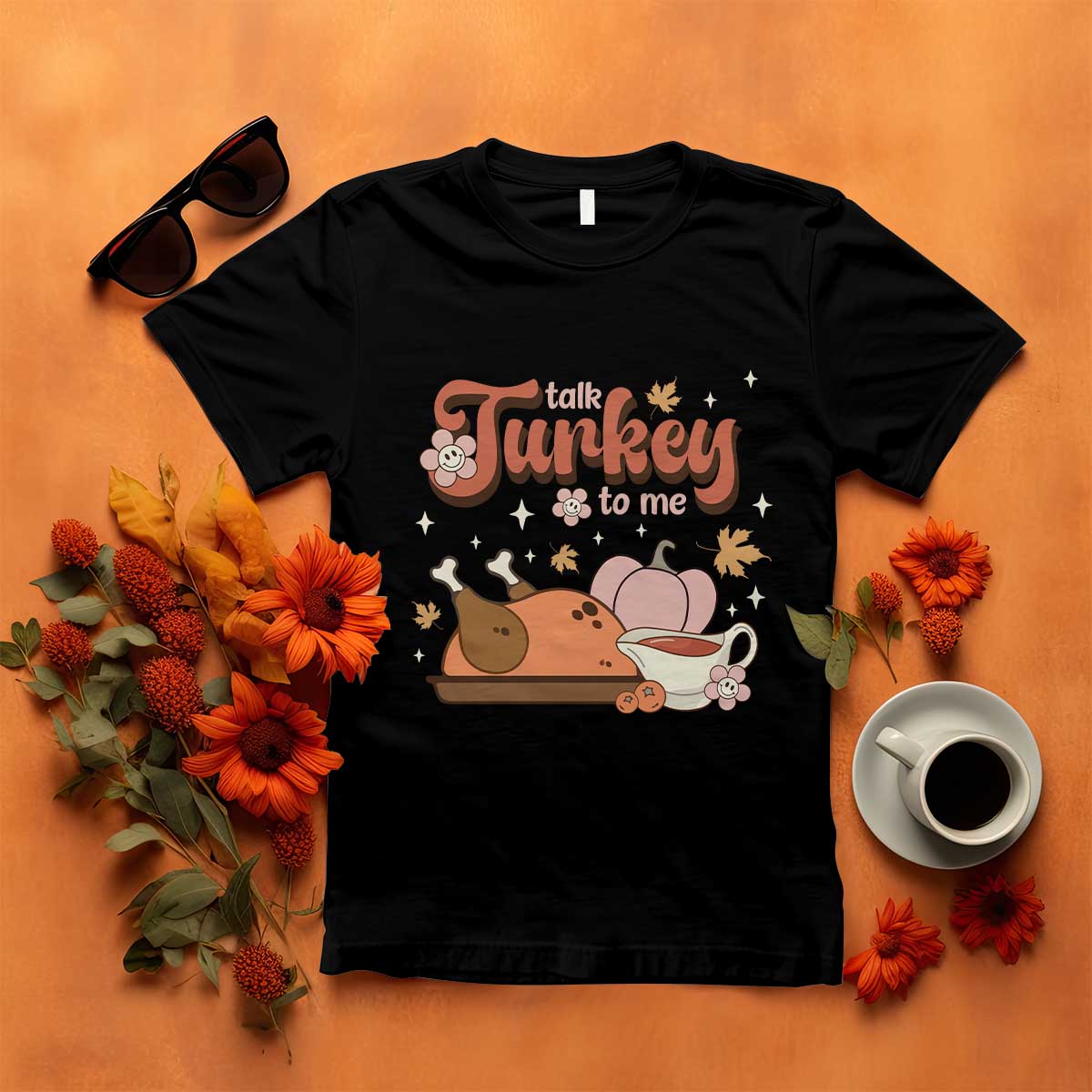funny-retro-thanksgiving-t-shirt-talk-turkey-to-me-fall-season-family-matching