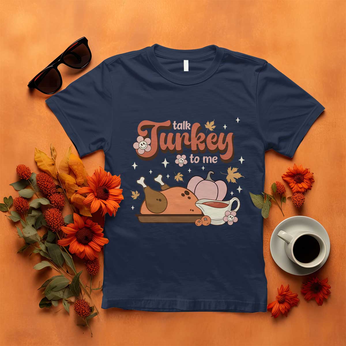 funny-retro-thanksgiving-t-shirt-talk-turkey-to-me-fall-season-family-matching