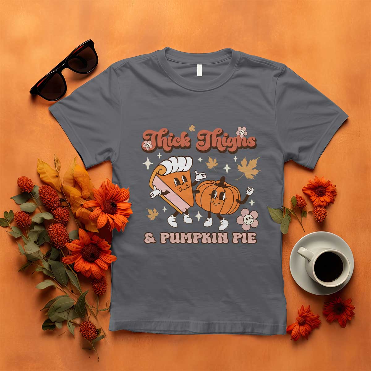 funny-retro-thanksgiving-t-shirt-thick-thighs-and-pumpkin-pie-fall-season-family-matching
