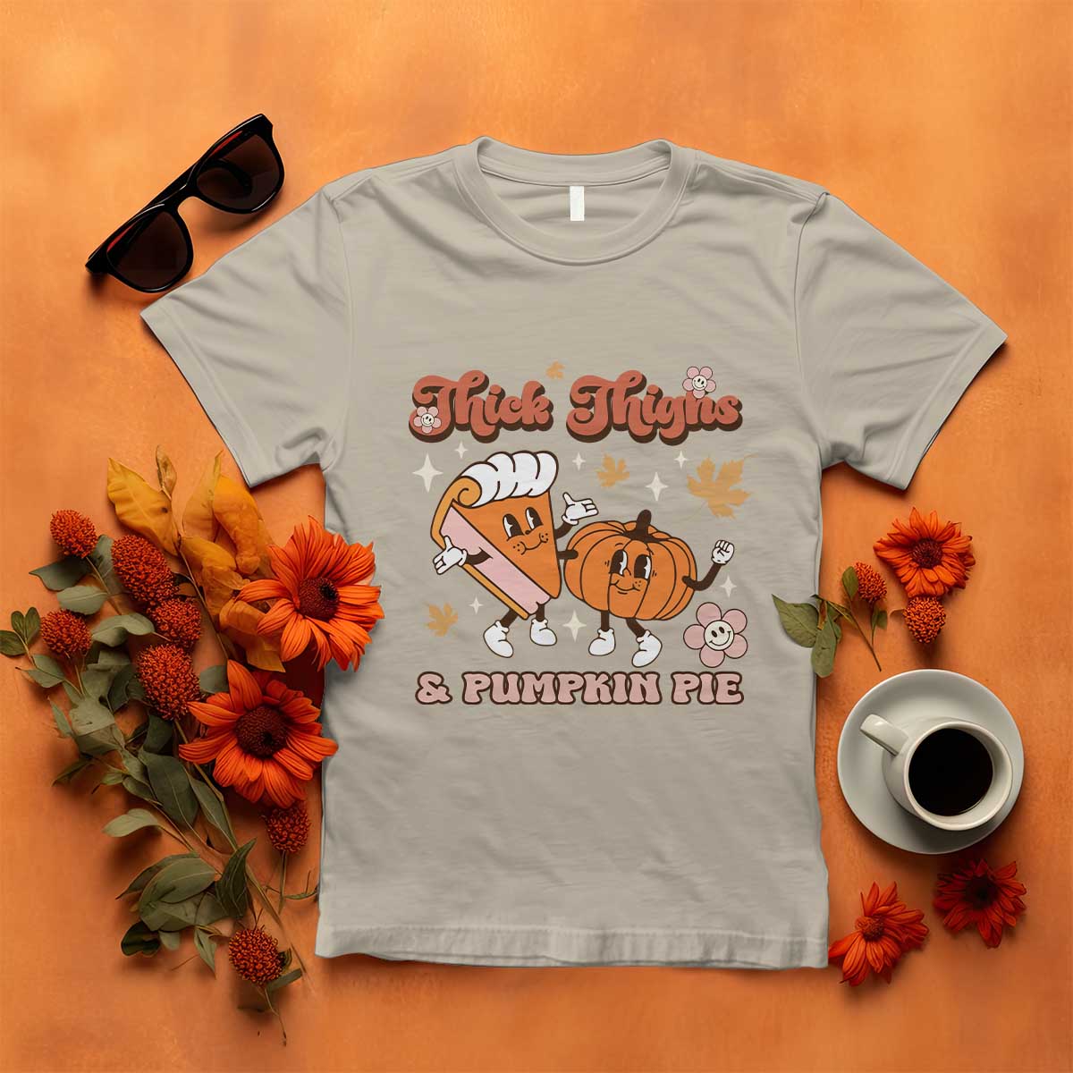 funny-retro-thanksgiving-t-shirt-thick-thighs-and-pumpkin-pie-fall-season-family-matching