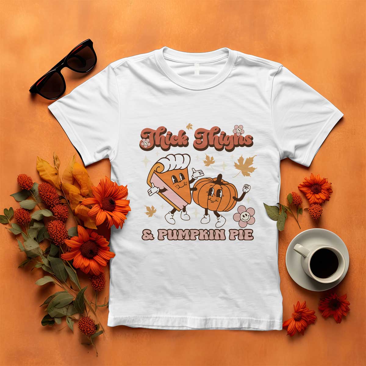 funny-retro-thanksgiving-t-shirt-thick-thighs-and-pumpkin-pie-fall-season-family-matching
