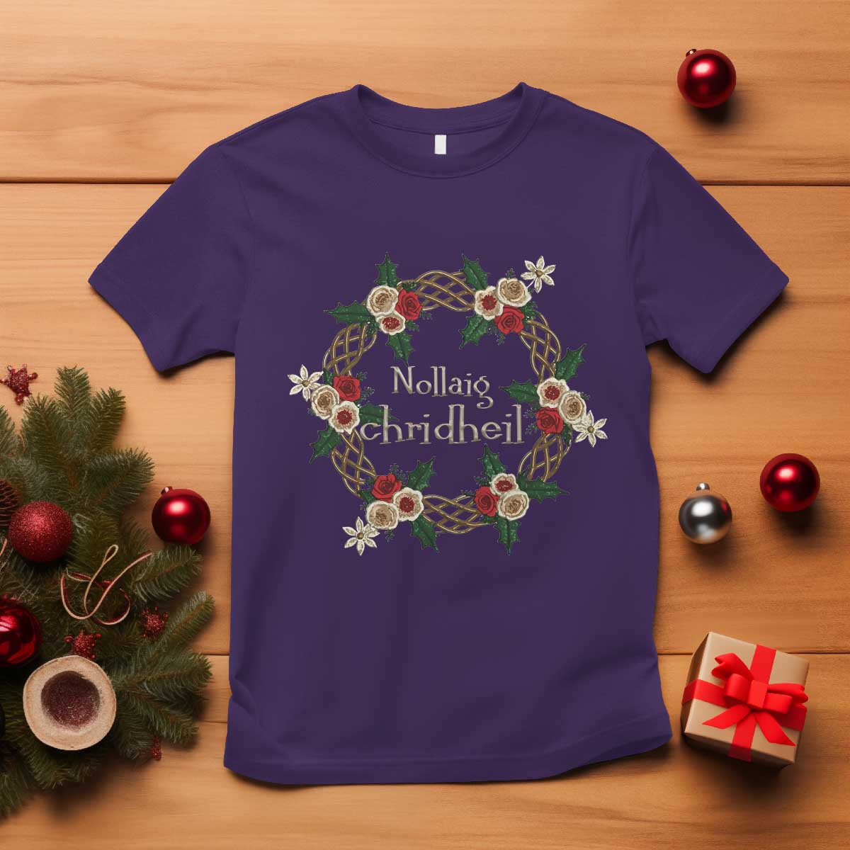 scottish-celtic-christmas-nollaig-chridheil-t-shirt-xmas-wreath