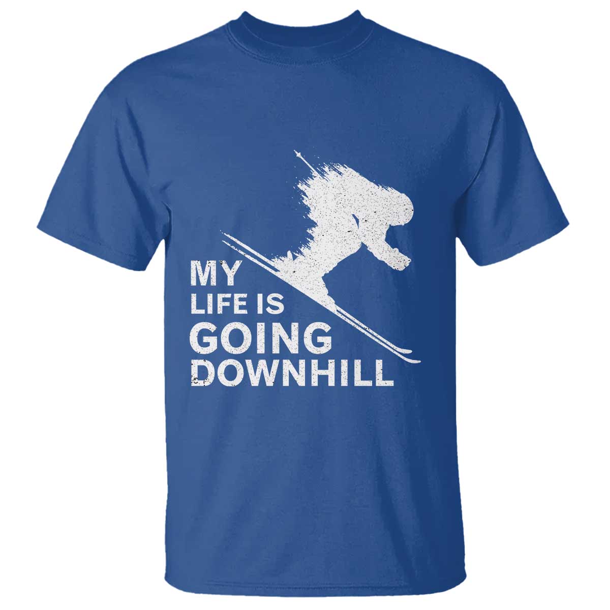 funny-skiing-t-shirt-my-life-is-going-downhill-skier