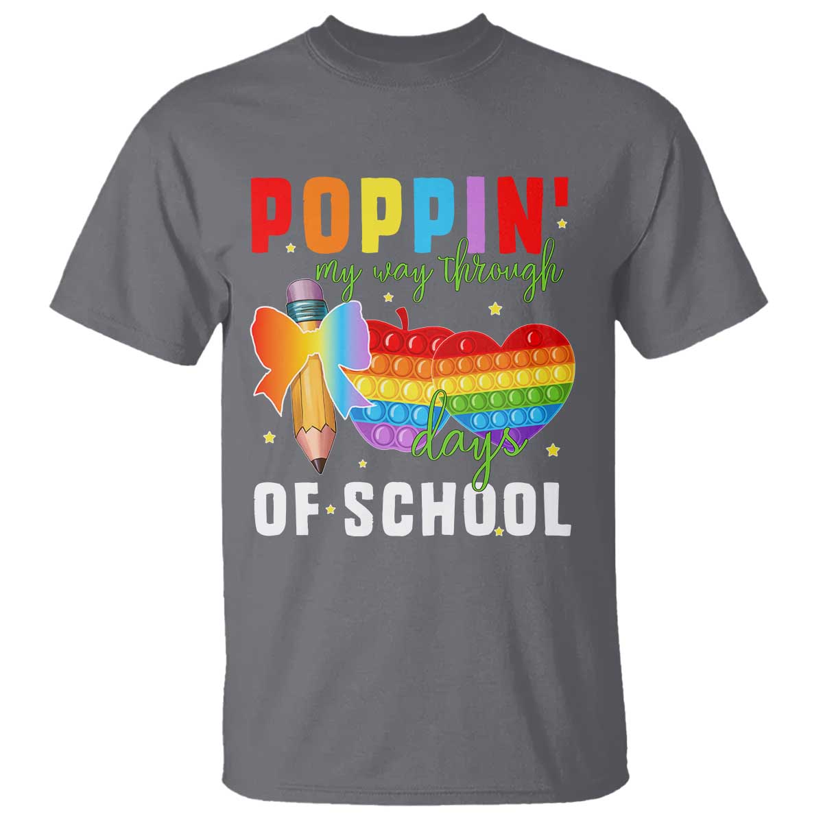funny-poppin-my-way-through-100-day-t-shirt