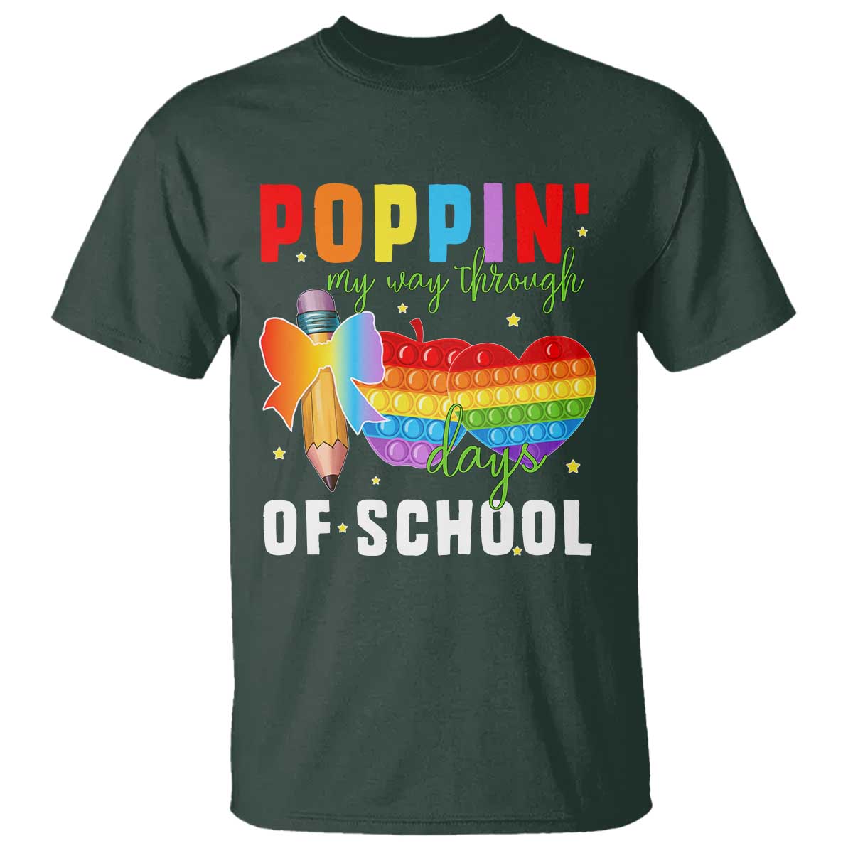 funny-poppin-my-way-through-100-day-t-shirt