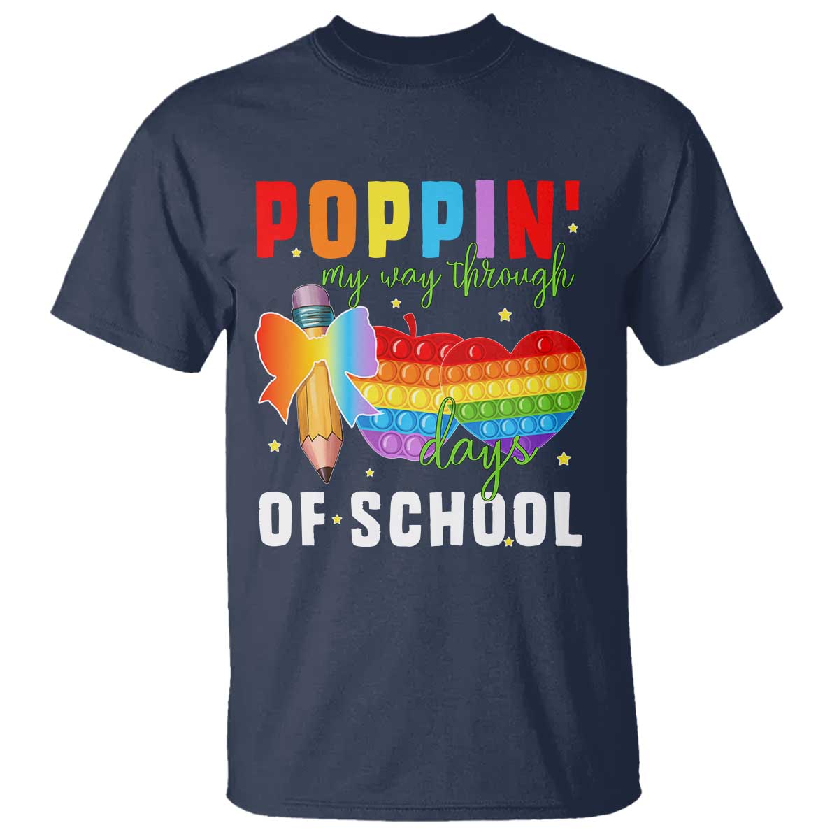 funny-poppin-my-way-through-100-day-t-shirt