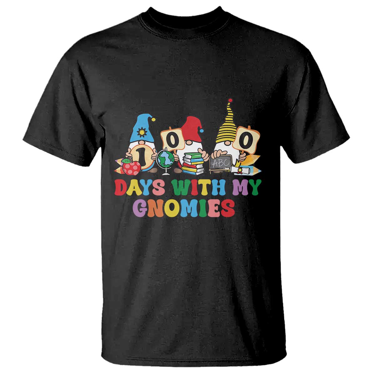 funny-100-days-with-my-gnomies-t-shirt-100th-day-of-school
