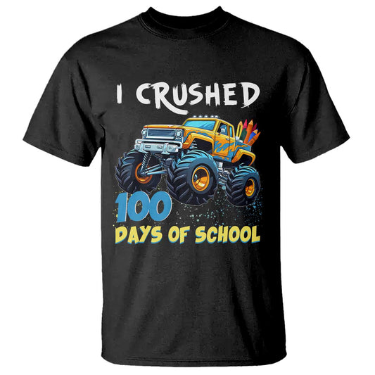 funny-i-crushed-100-days-of-school-t-shirt-monster-truck-100th-day-of-school
