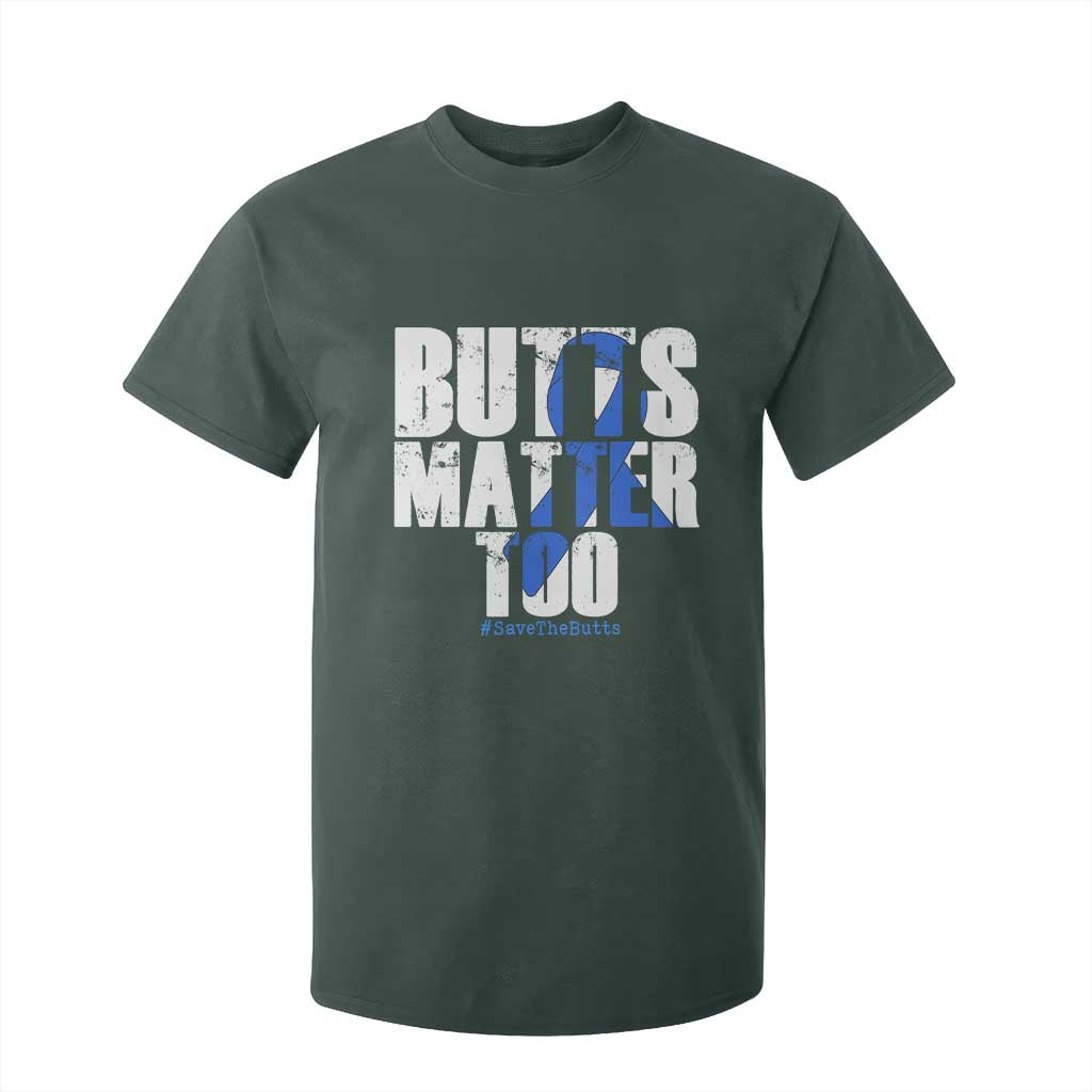 Funny Colon Cancer Support T Shirt For Kid Butts Matter Too Save The Butts