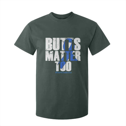 Funny Colon Cancer Support T Shirt For Kid Butts Matter Too Save The Butts