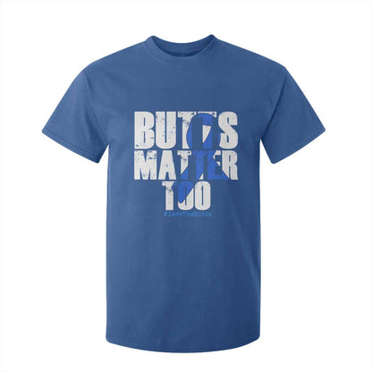Funny Colon Cancer Support T Shirt For Kid Butts Matter Too Save The Butts