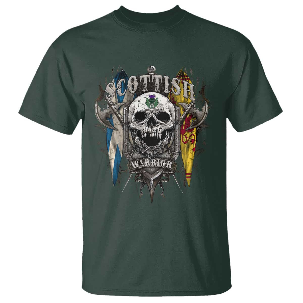 scottish-warrior-t-shirt-vintage-skull-celtic-cross-scottish-lion-rampant-flag