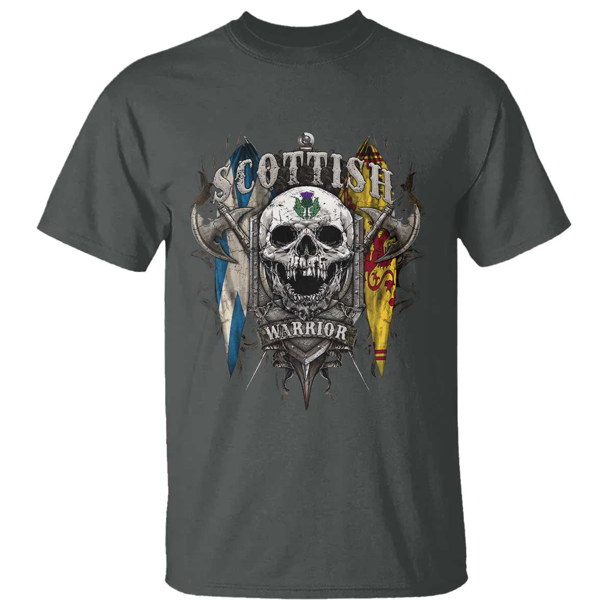 scottish-warrior-t-shirt-vintage-skull-celtic-cross-scottish-lion-rampant-flag