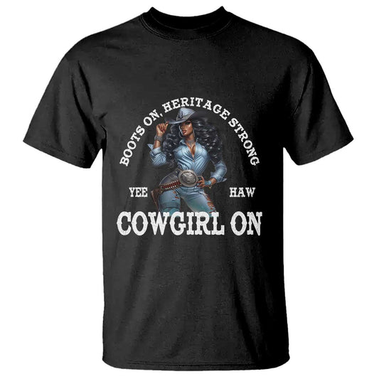 boots-on-heritage-strong-cowgirl-on-t-shirt-african-american-black-cowgirl