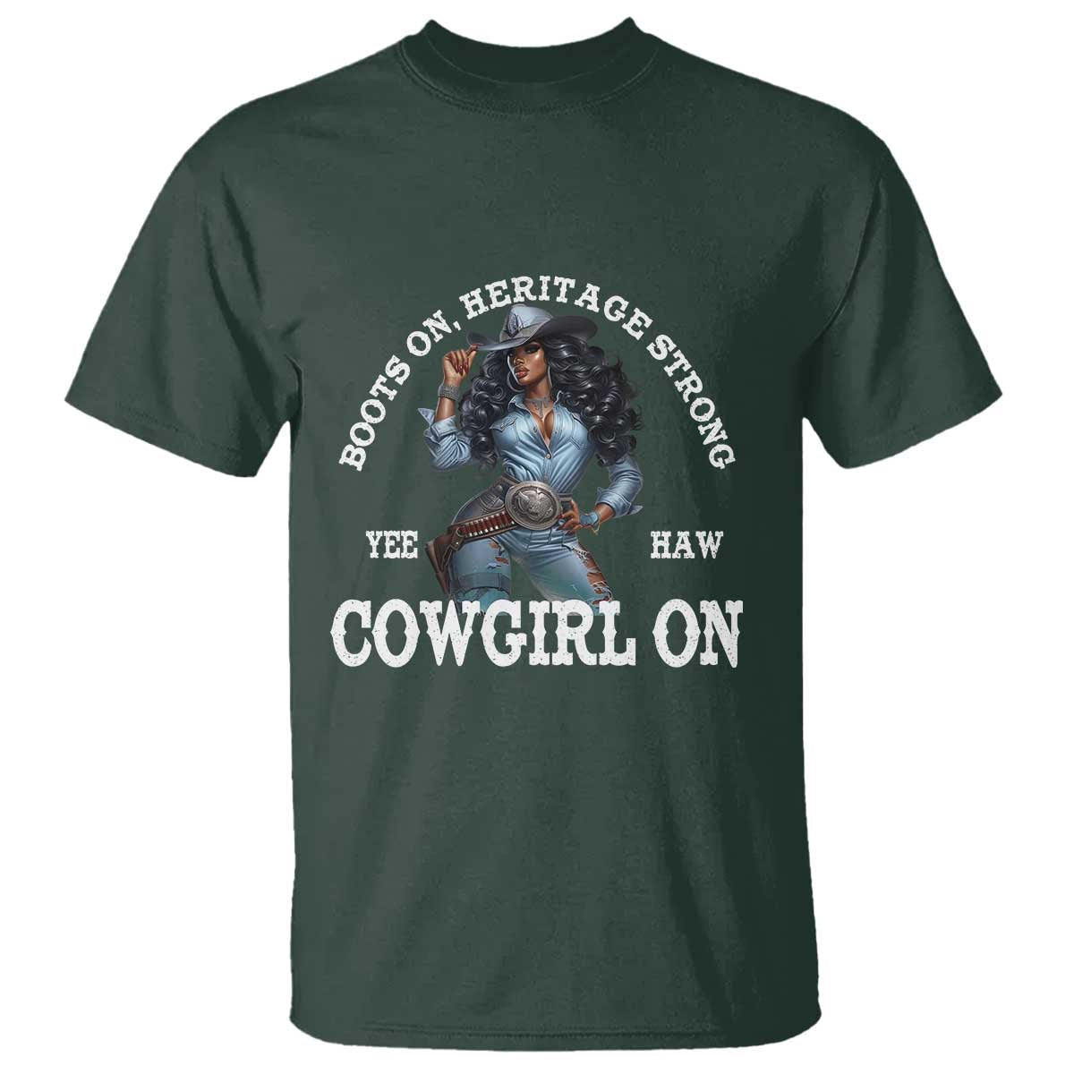 boots-on-heritage-strong-cowgirl-on-t-shirt-african-american-black-cowgirl