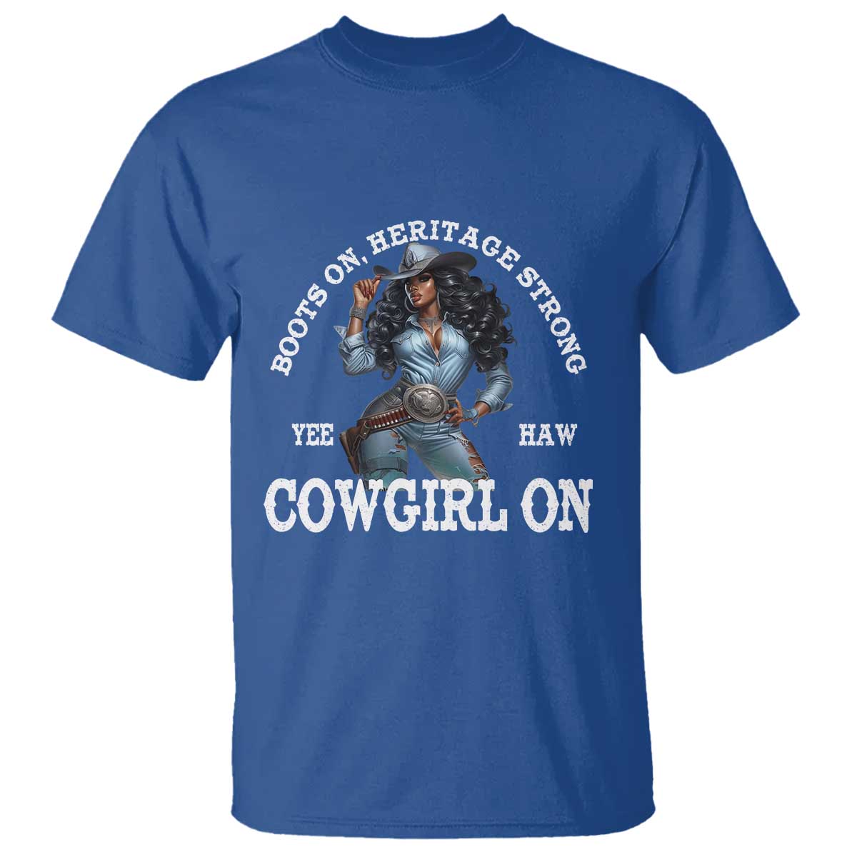 boots-on-heritage-strong-cowgirl-on-t-shirt-african-american-black-cowgirl