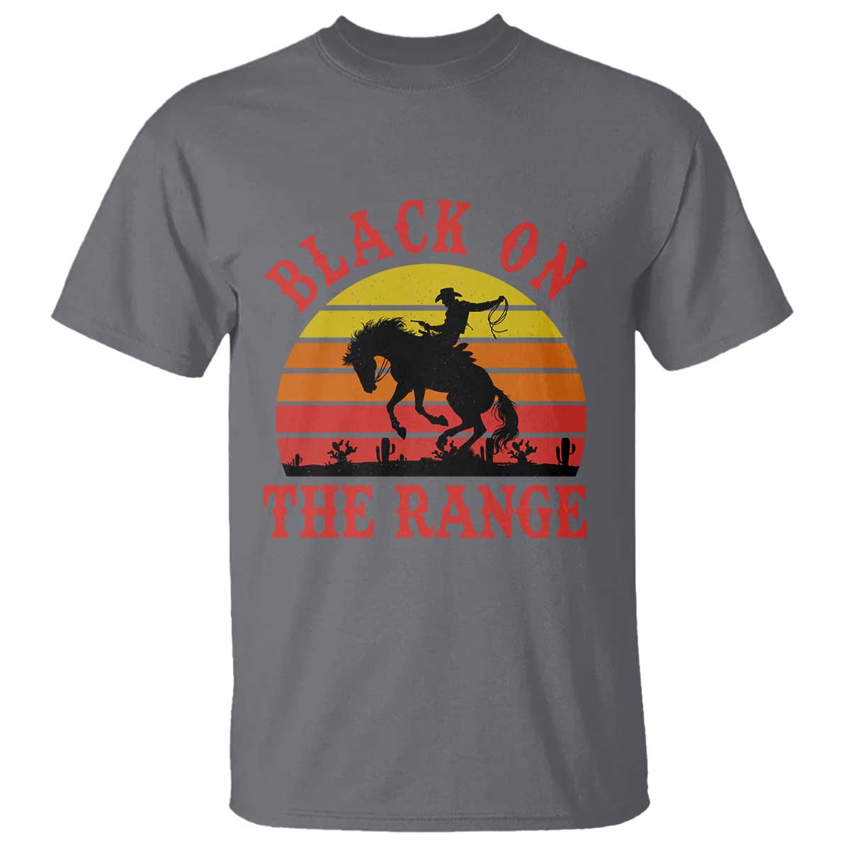 african-american-black-cowboy-t-shirt-black-on-the-range-rodeo