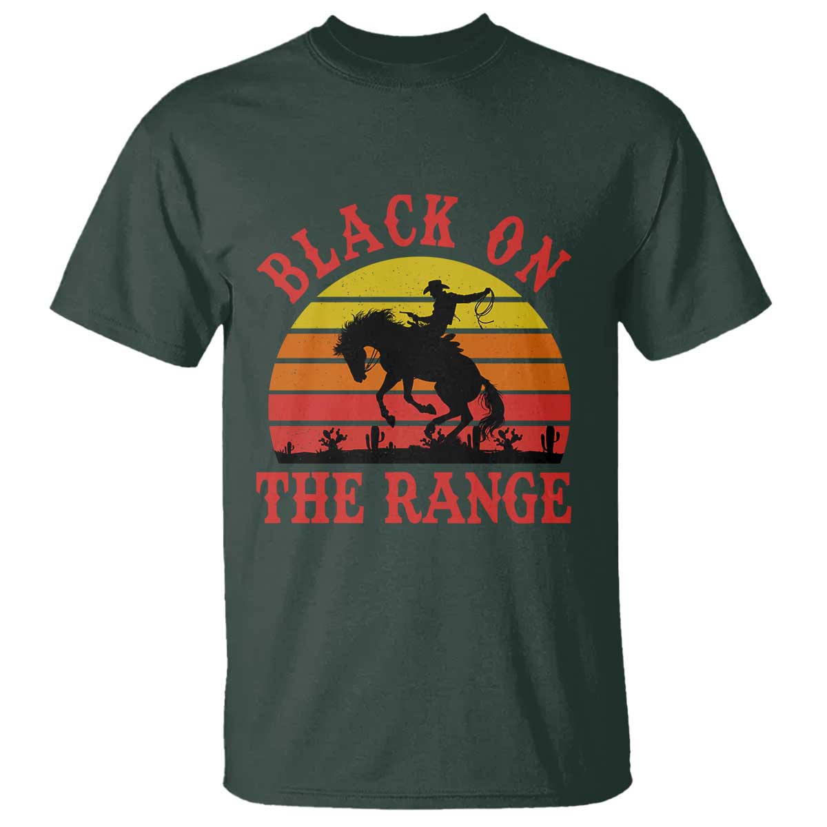 african-american-black-cowboy-t-shirt-black-on-the-range-rodeo