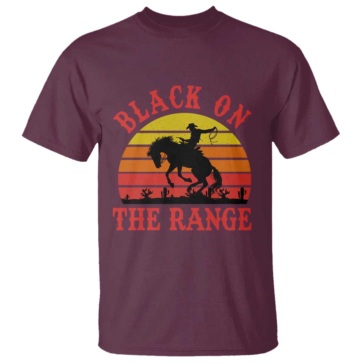 african-american-black-cowboy-t-shirt-black-on-the-range-rodeo