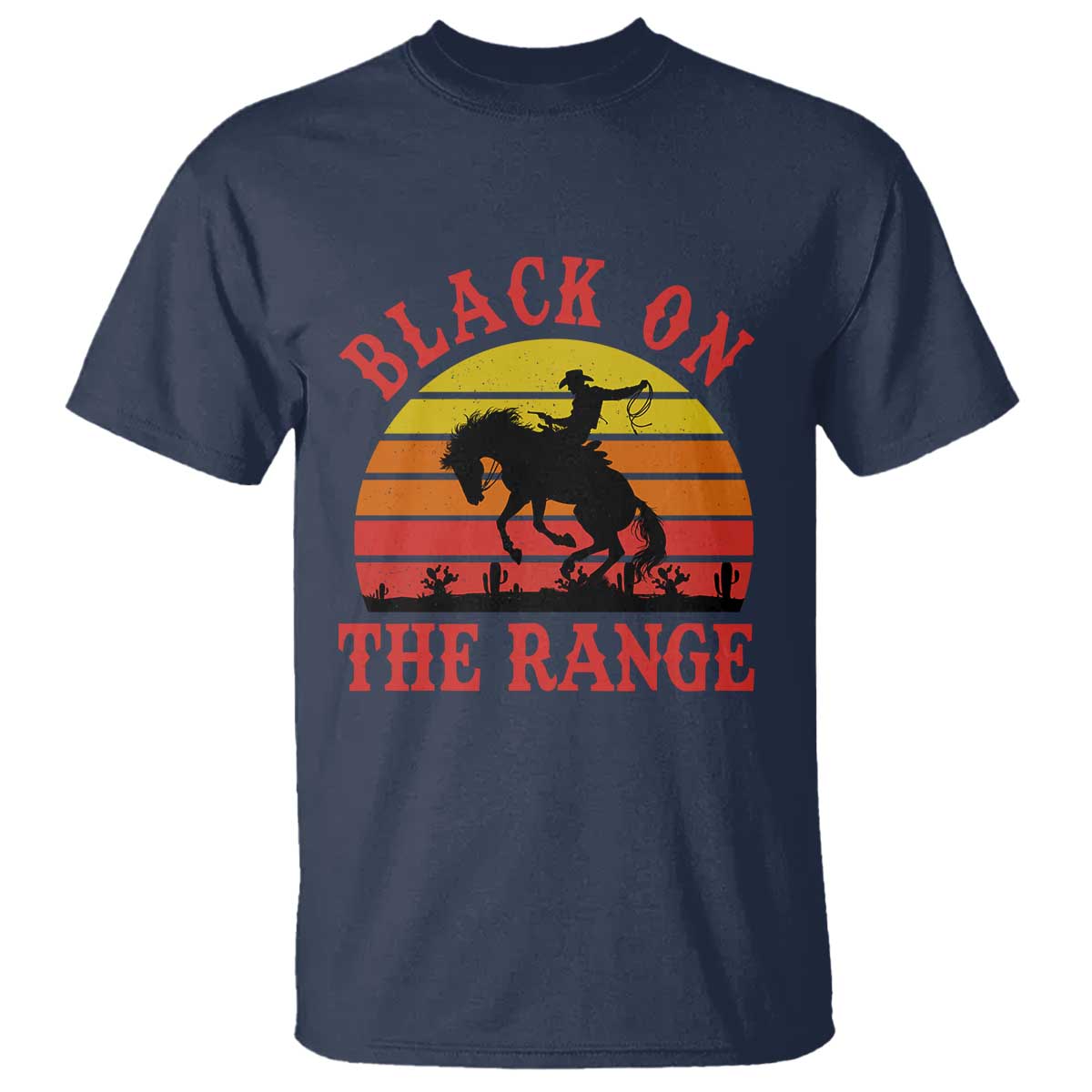 african-american-black-cowboy-t-shirt-black-on-the-range-rodeo