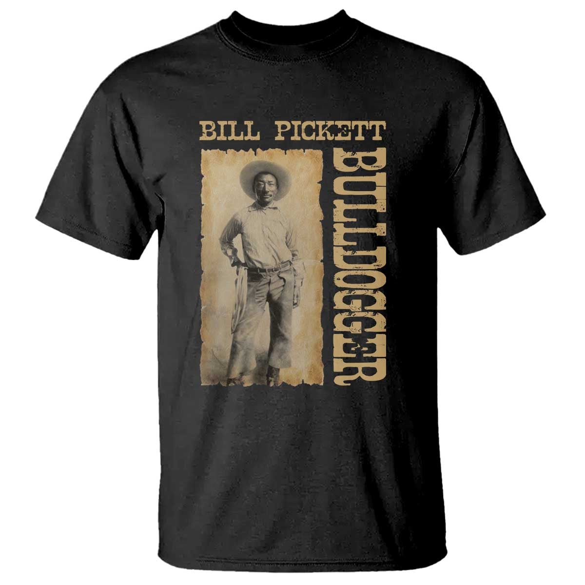bill-pickett-the-bulldogger-t-shirt-western-african-american-cowboy