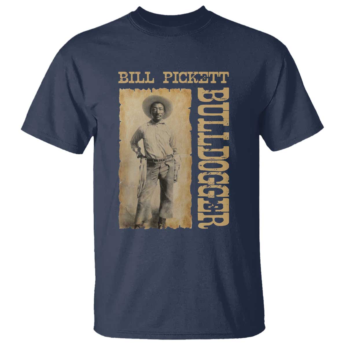 bill-pickett-the-bulldogger-t-shirt-western-african-american-cowboy