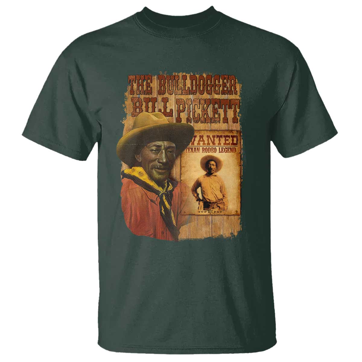 the-bulldogger-bill-pickett-t-shirt-texan-rodeo-legend