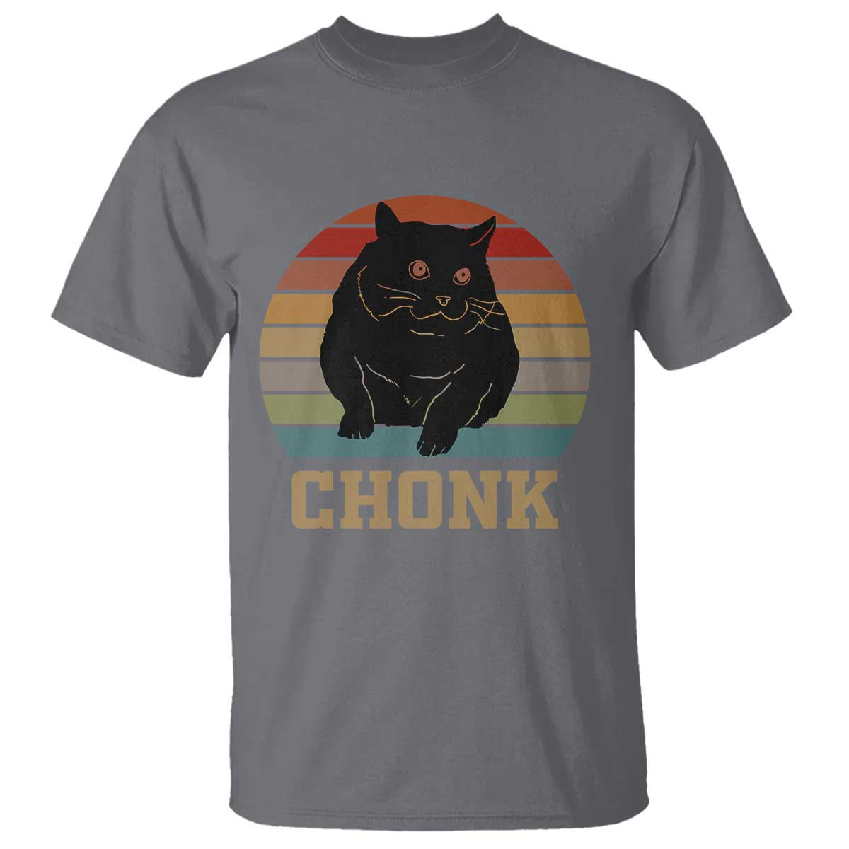 funny-cat-t-shirt-chonk-black-fat-kitten