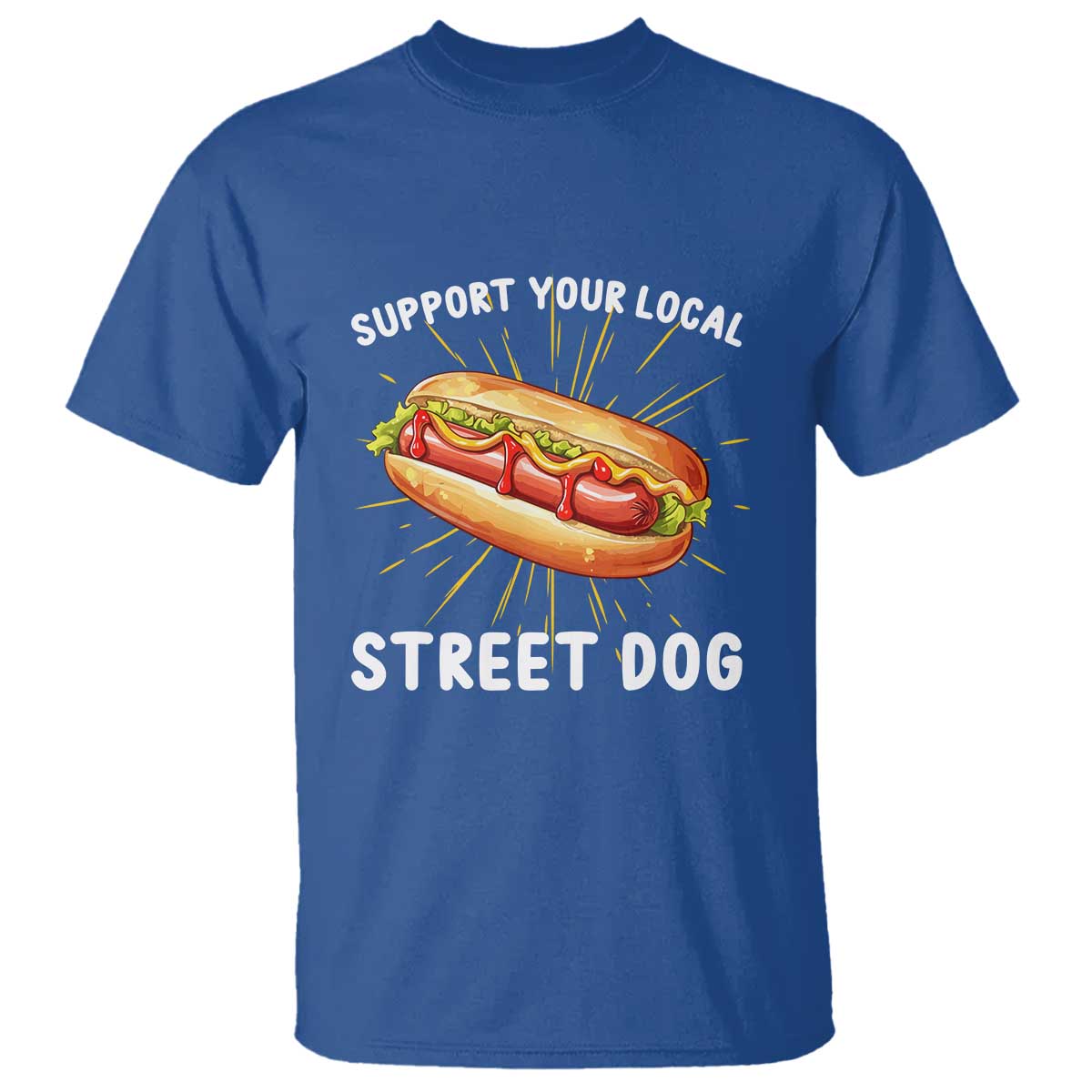funny-hotdog-t-shirt-support-your-local-street-dog