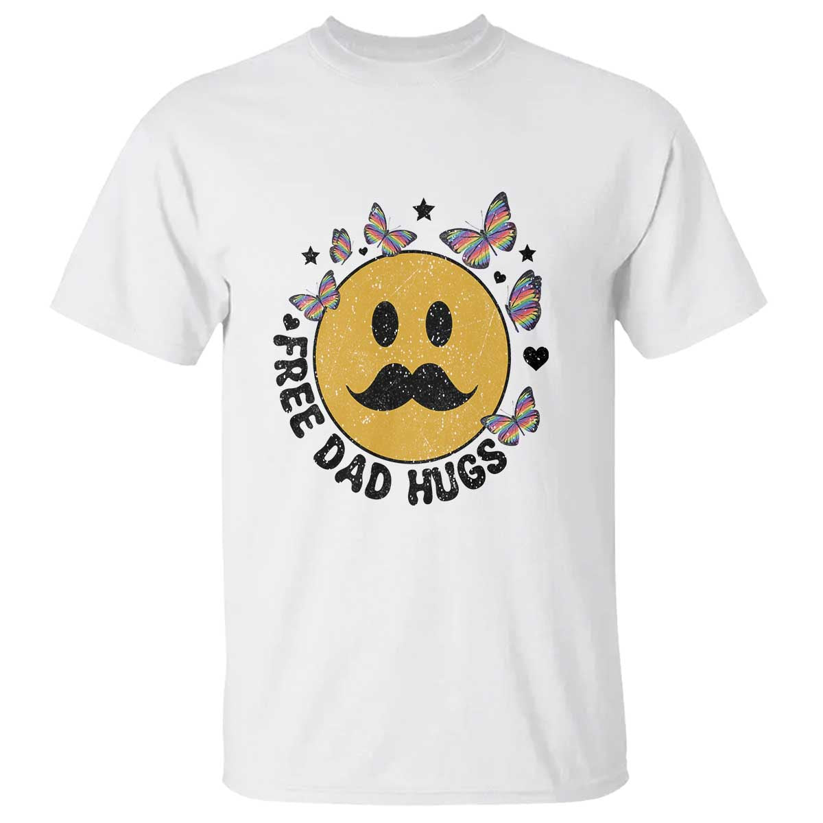 lgbt-free-dad-hugs-t-shirt-gay-pride-month-retro-groove-smiley-face-community